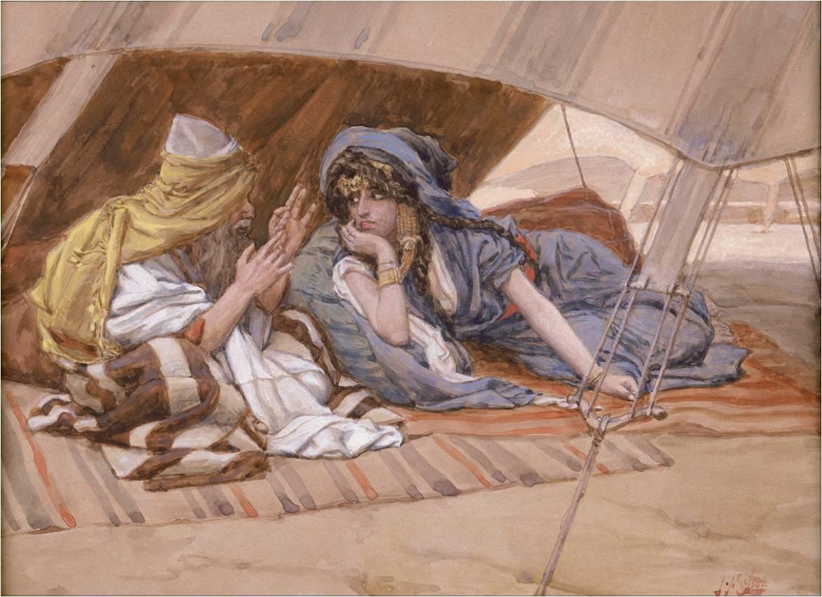 James jacques joseph tissot le conseil d abram a sarai 1896 1902