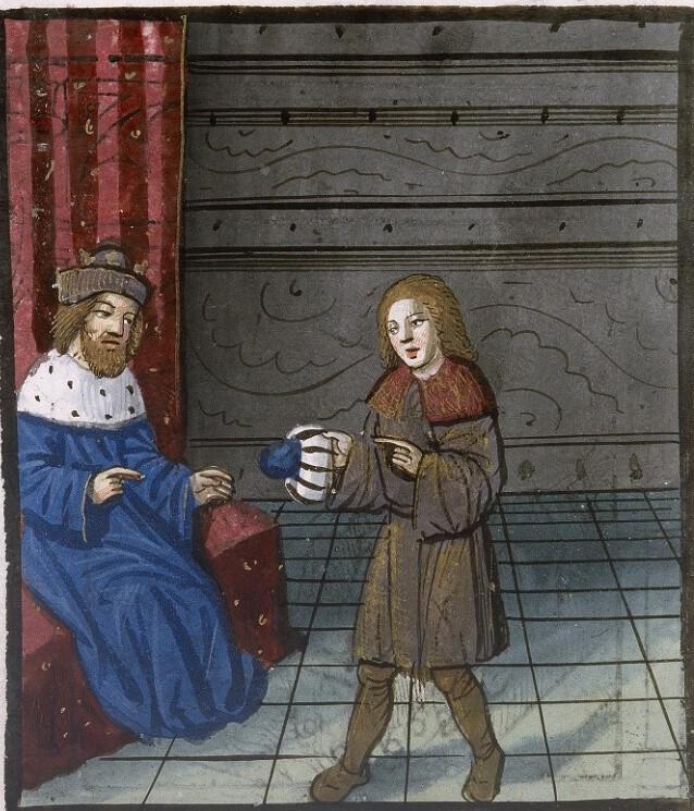 Joseph interpretant le songe de pharaon petrus comestor vers 1498