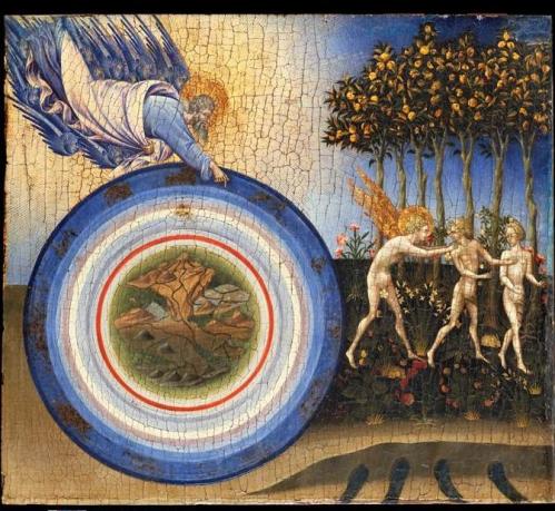 La creation du monde et adam et eve chasses du paradis giovanni di paolo vers 1403 1482